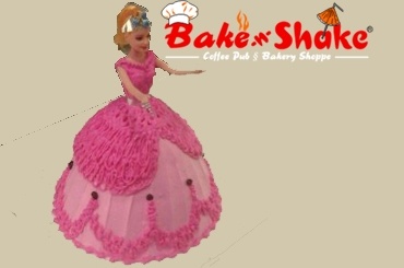 BARBIE DOLL CAKE 7